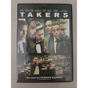 Takers DVD Movie - Matt Dillon‎ Paul Walker & Idris Elba-Action Thriller
